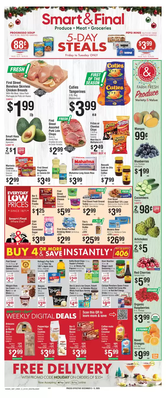 Smart & Final catalogue in Apopka FL | Wide range of offers | 2025-12-05T00:00:00.000Z - 2025-12-09T00:00:00.000Z