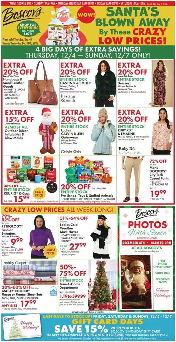 Boscov's catalogue in Cerritos CA | Wide range of offers | 2025-12-04T00:00:00.000Z - 2025-12-10T00:00:00.000Z