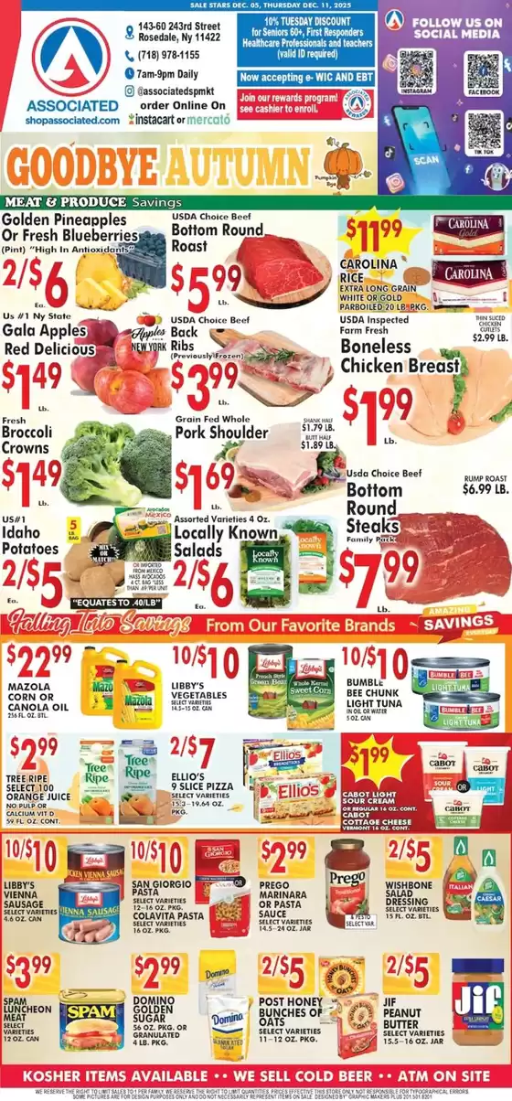 Associated catalogue in Woodhaven NY | Save now with our deals | 2025-12-05T00:00:00.000Z - 2025-12-11T00:00:00.000Z