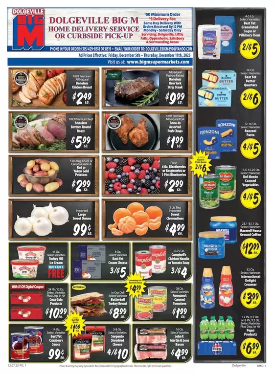 BigM Supermarkets catalogue in Woodhaven NY | Great discounts on selected products | 2025-12-05T00:00:00.000Z - 2025-12-11T00:00:00.000Z