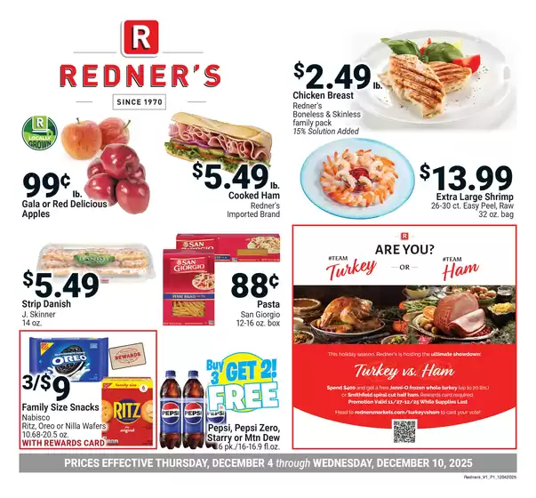 Redner's Warehouse catalogue in Fort Lee NJ | On Sale December_04_S61 | 2025-12-04T00:00:00.000Z - 2025-12-10T00:00:00.000Z