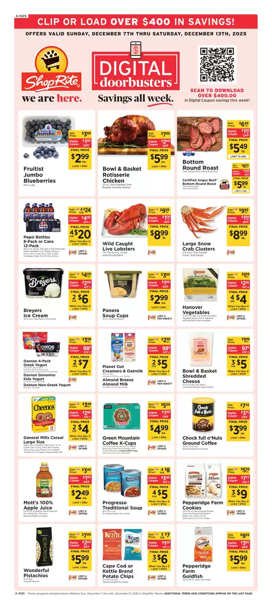ShopRite catalogue in Fort Lee NJ | Great discounts on selected products | 2025-12-04T00:00:00.000Z - 2025-12-13T00:00:00.000Z