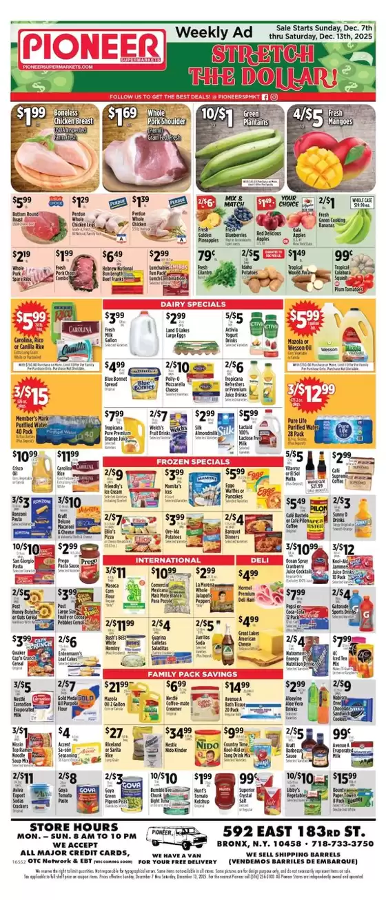 Pioneer Supermarkets catalogue in Charlotte NC | Attractive special offers for everyone | 2025-12-07T00:00:00.000Z - 2025-12-13T00:00:00.000Z