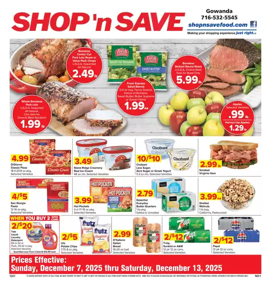 Shop 'n Save catalogue in Lutz FL | Our best deals for you | 2025-12-07T00:00:00.000Z - 2025-12-13T00:00:00.000Z