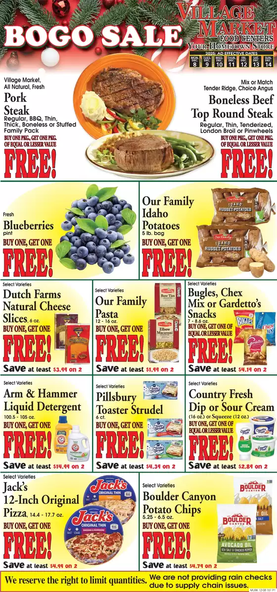 Village Market Food Centers catalogue in Greenville SC | Current special promotions | 2025-12-08T00:00:00.000Z - 2025-12-14T00:00:00.000Z