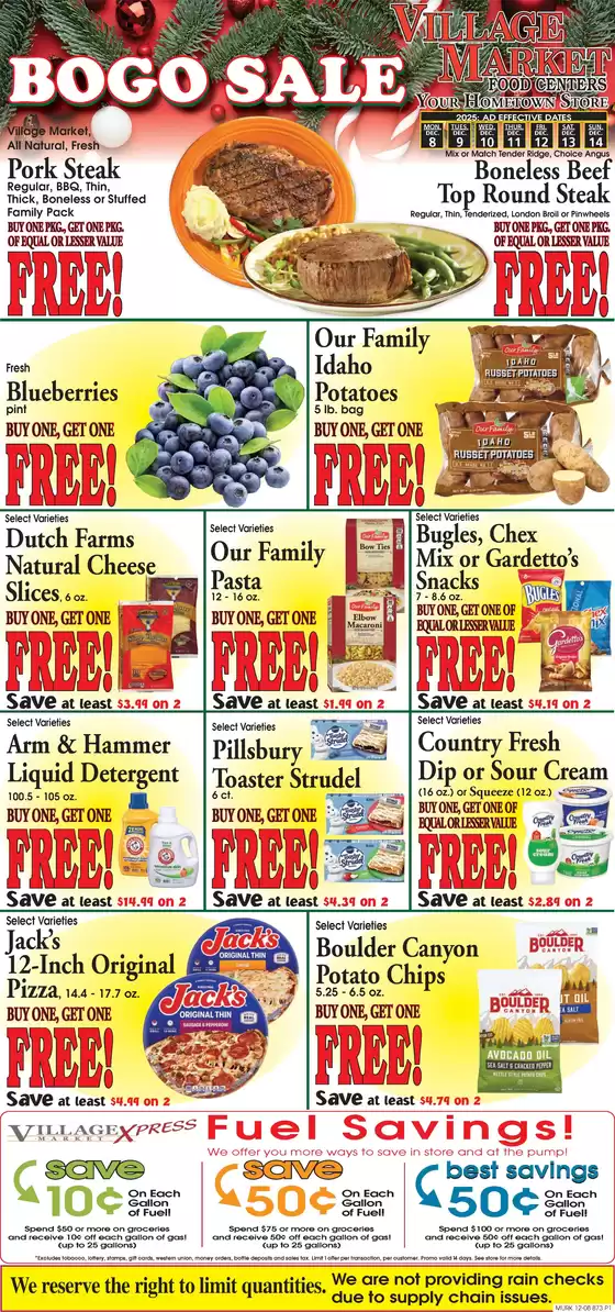 Village Market Food Centers catalogue in Greenville SC | Save now with our deals | 2025-12-08T00:00:00.000Z - 2025-12-14T00:00:00.000Z
