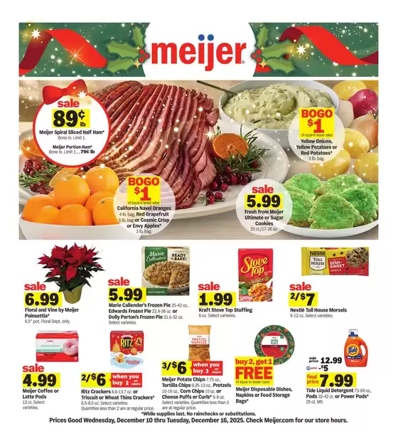 Meijer catalogue in Strongsville OH | Top deals for all customers | 2025-12-10T00:00:00.000Z - 2025-12-16T00:00:00.000Z