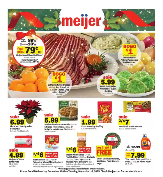 Meijer catalogue in Strongsville OH | Discounts and promotions | 2025-12-10T00:00:00.000Z - 2025-12-16T00:00:00.000Z