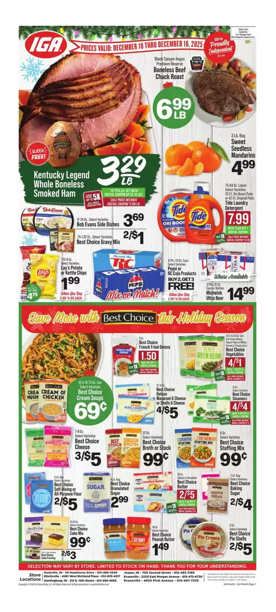 IGA catalogue in Heath OH | New offers to discover | 2025-12-10T00:00:00.000Z - 2025-12-16T00:00:00.000Z