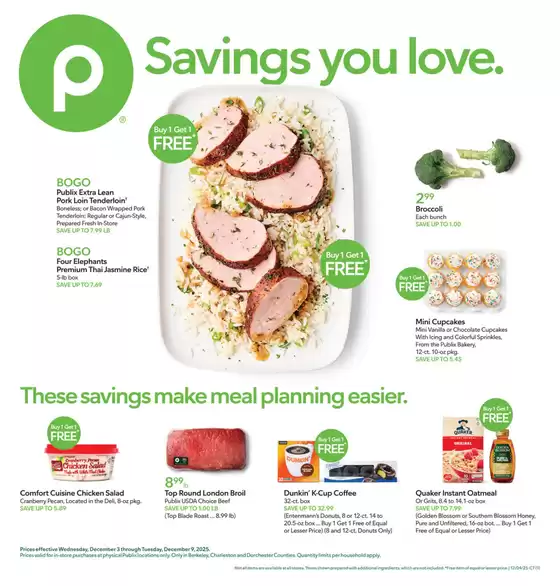 Publix catalogue in Heath OH | Top offers for all bargain hunters | 2025-12-03T00:00:00.000Z - 2025-12-09T00:00:00.000Z