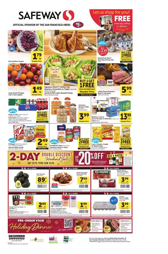 Safeway catalogue in Heath OH | Save now with our deals | 2025-12-10T00:00:00.000Z - 2025-12-16T00:00:00.000Z