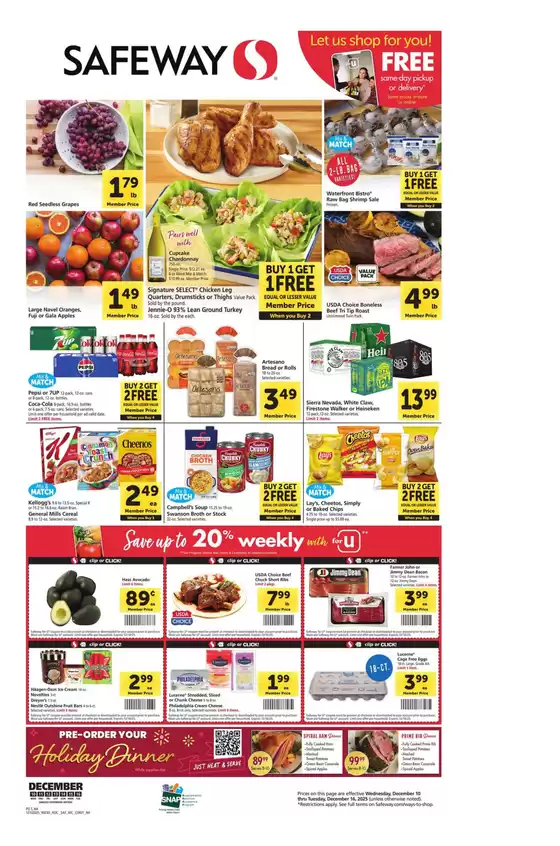 Safeway catalogue in Heath OH | New offers to discover | 2025-12-10T00:00:00.000Z - 2025-12-16T00:00:00.000Z