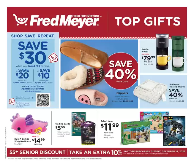 Fred Meyer catalogue in Carmel IN | Top offers for all bargain hunters | 2025-12-10T00:00:00.000Z - 2025-12-16T00:00:00.000Z