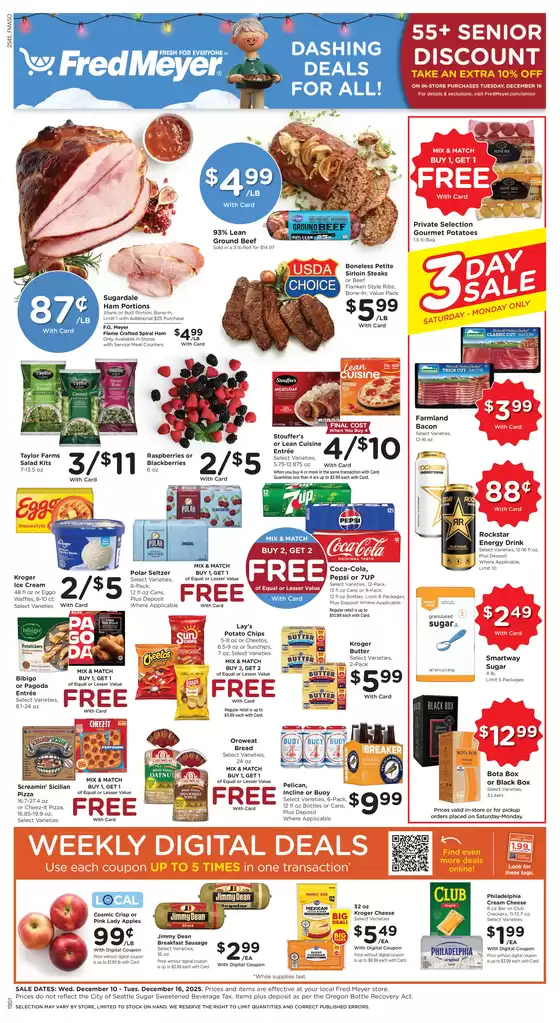 Fred Meyer catalogue in Carmel IN | Our best deals for you | 2025-12-10T00:00:00.000Z - 2025-12-16T00:00:00.000Z