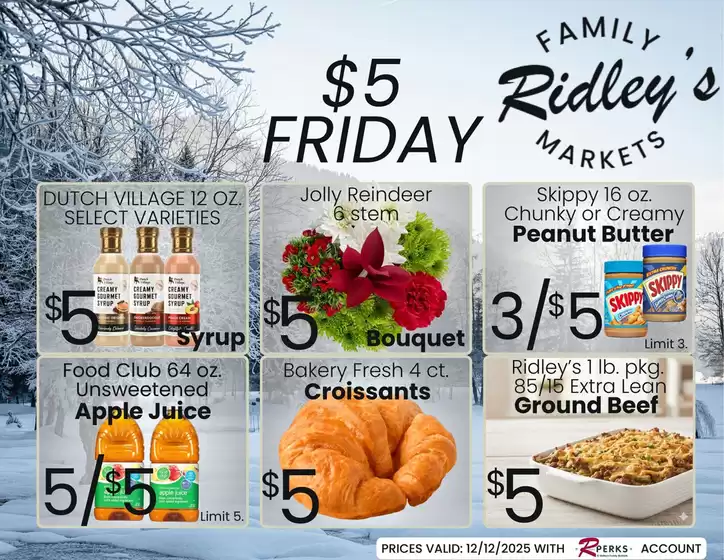 Ridley's Family Markets catalogue | Ridley's Family Markets weekly ad | 2025-12-09T00:00:00.000Z - 2025-12-15T00:00:00.000Z