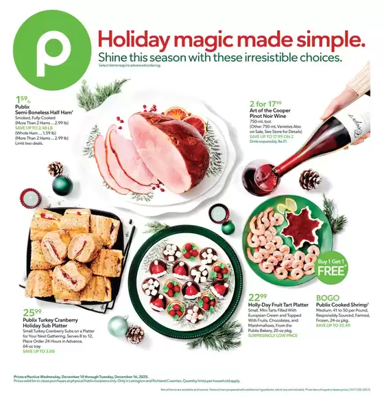 Publix catalogue in Torrance CA | New offers to discover | 2025-12-10T00:00:00.000Z - 2025-12-16T00:00:00.000Z