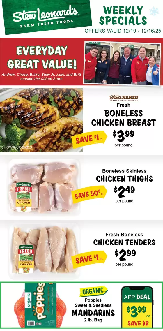 Stew Leonard's catalogue in Boca Raton FL | Stew Leonard's weekly ad | 2025-12-10T00:00:00.000Z - 2025-12-16T00:00:00.000Z