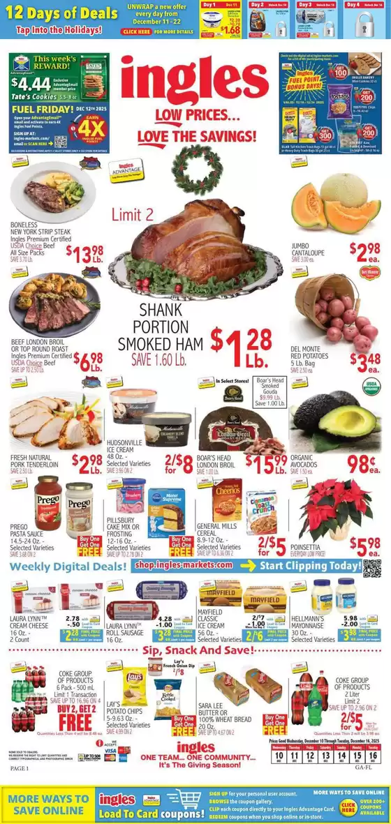 Ingles Markets catalogue in San Diego CA | Our best deals for you | 2025-12-10T00:00:00.000Z - 2025-12-16T00:00:00.000Z