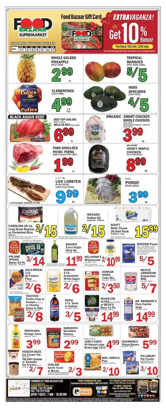 Food Bazaar catalogue in San Diego CA | Current bargains and offers | 2025-12-11T00:00:00.000Z - 2025-12-17T00:00:00.000Z