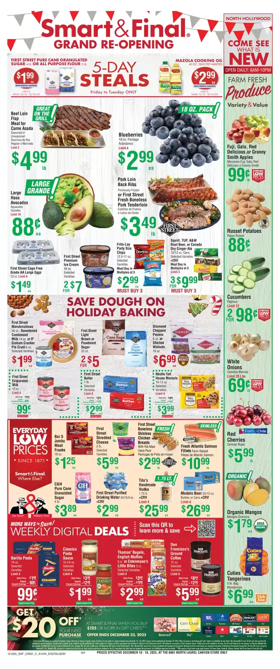 Smart & Final catalogue in Hershey PA | New offers to discover | 2025-12-12T00:00:00.000Z - 2025-12-16T00:00:00.000Z