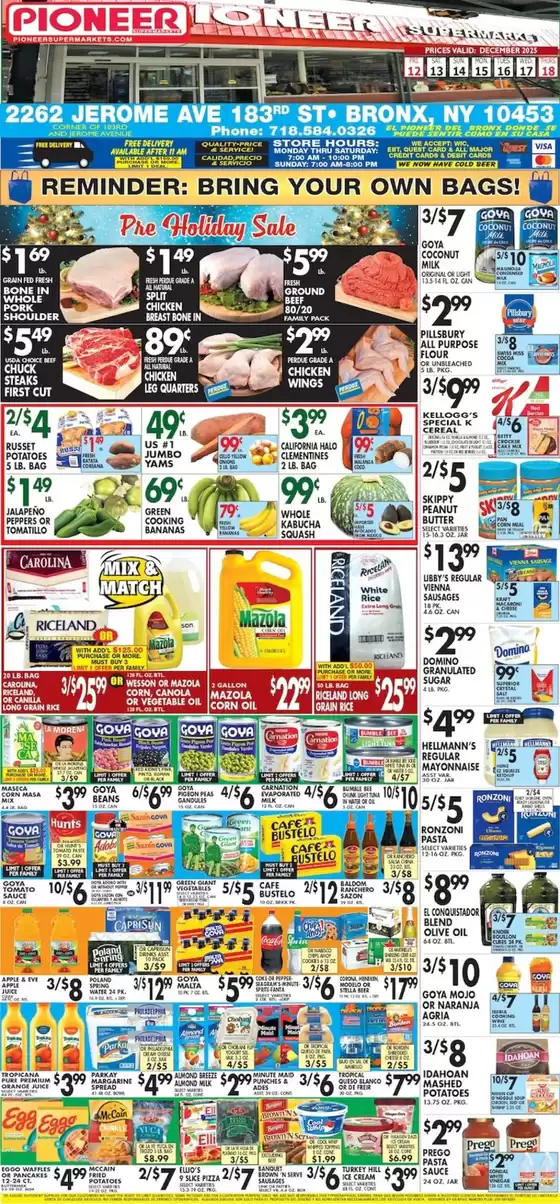 Pioneer Supermarkets catalogue in Duluth GA | Current special promotions | 2025-12-12T00:00:00.000Z - 2025-12-18T00:00:00.000Z