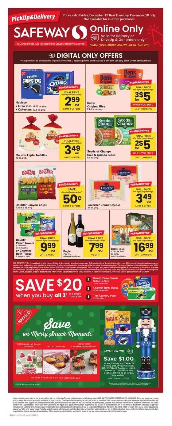 Safeway catalogue in Westlake Village CA | Our best deals for you | 2025-12-12T00:00:00.000Z - 2025-12-18T00:00:00.000Z