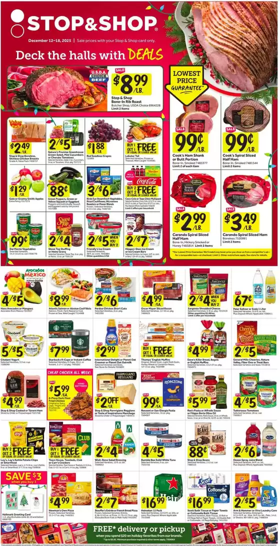 Stop&Shop catalogue in Westlake Village CA | Weekly Ads Stop&Shop | 2025-12-12T00:00:00.000Z - 2025-12-18T00:00:00.000Z