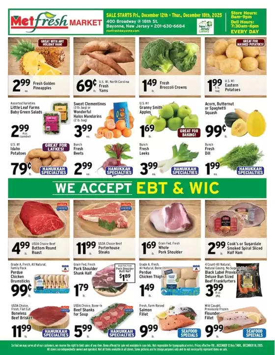 Met Foodmarkets catalogue in Westlake Village CA | Met Foodmarkets weekly ad | 2025-12-12T00:00:00.000Z - 2025-12-18T00:00:00.000Z