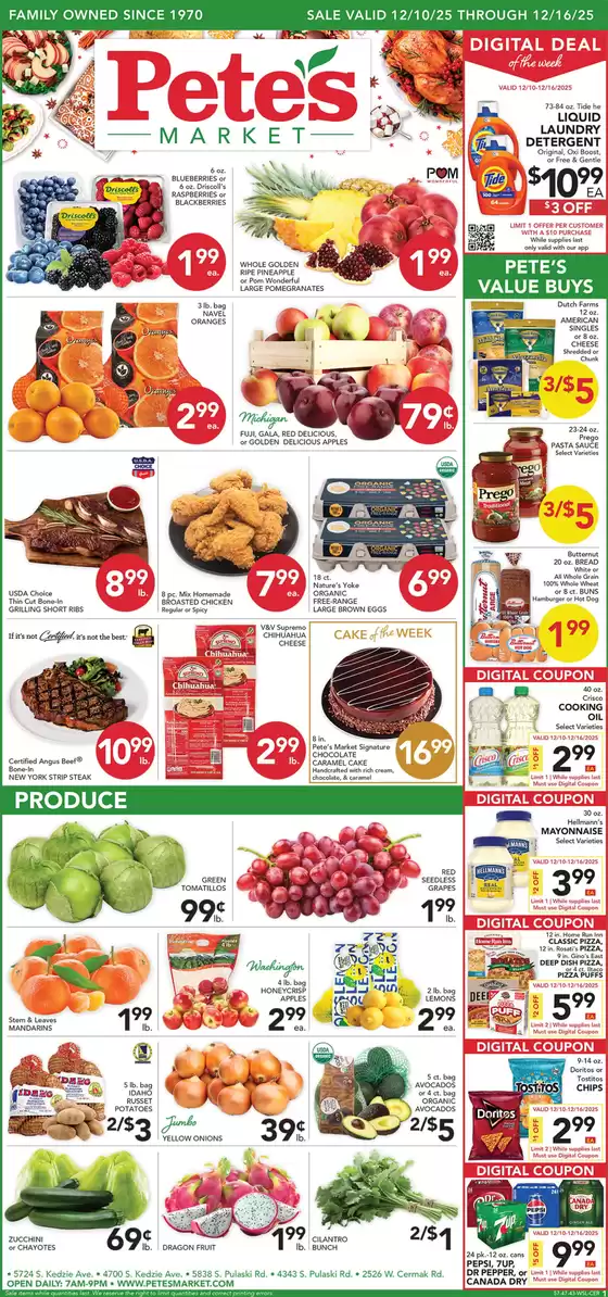 Pete's Fresh Market catalogue in New Orleans LA | Pete's Fresh Market weekly ad | 2025-12-10T00:00:00.000Z - 2025-12-16T00:00:00.000Z