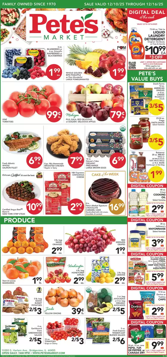 Pete's Fresh Market catalogue in New Orleans LA | Our best offers for you | 2025-12-10T00:00:00.000Z - 2025-12-16T00:00:00.000Z