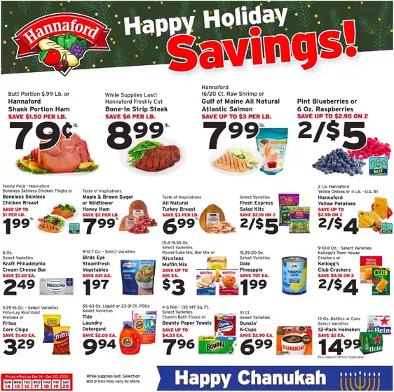 Hannaford catalogue in Jefferson City MO | Great offer for bargain hunters | 2025-12-14T00:00:00.000Z - 2025-12-20T00:00:00.000Z