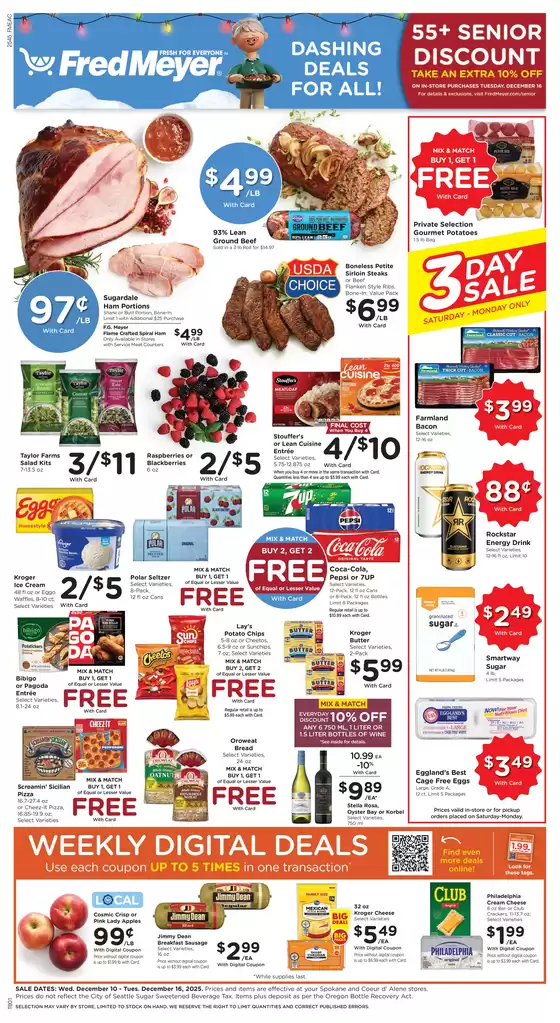 Fred Meyer catalogue in Framingham MA | Great discounts on selected products | 2025-12-10T00:00:00.000Z - 2025-12-16T00:00:00.000Z