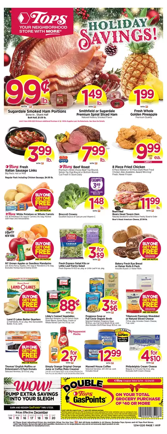 Tops catalogue in San Diego CA | Current bargains and offers | 2025-12-14T00:00:00.000Z - 2025-12-20T00:00:00.000Z