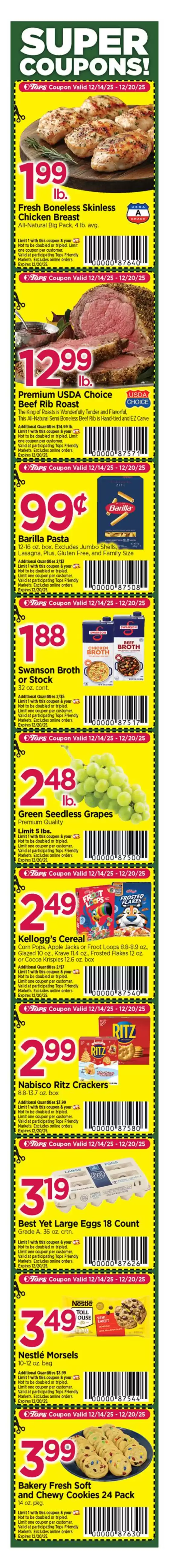 Tops catalogue in San Diego CA | Current special promotions | 2025-12-14T00:00:00.000Z - 2025-12-20T00:00:00.000Z