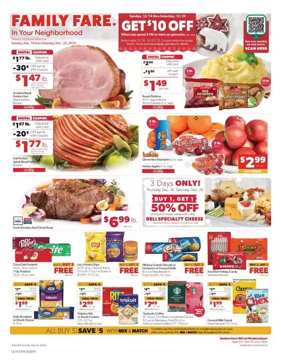 Family Fare catalogue in Worth IL | Family Fare weekly ad | 2025-12-14T00:00:00.000Z - 2025-12-20T00:00:00.000Z