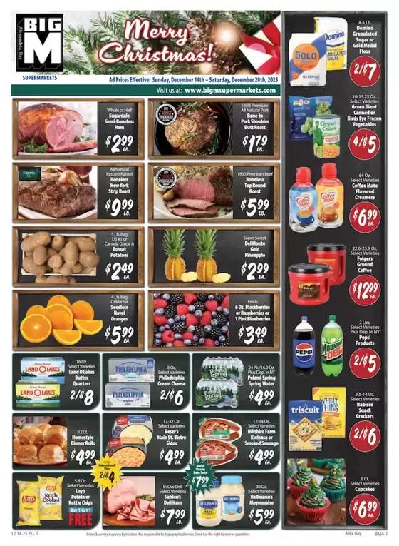 BigM Supermarkets catalogue in Woodhaven NY | Weekly Specials | 2025-12-14T00:00:00.000Z - 2025-12-20T00:00:00.000Z