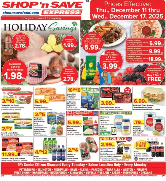 Shop 'n Save catalogue in Winter Park FL | Our best bargains | 2025-12-11T00:00:00.000Z - 2025-12-17T00:00:00.000Z