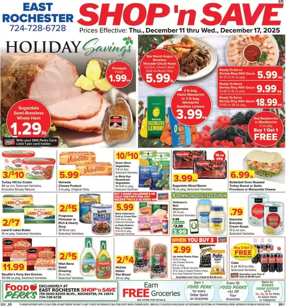 Shop 'n Save catalogue in Winter Park FL | Current deals and offers | 2025-12-11T00:00:00.000Z - 2025-12-17T00:00:00.000Z