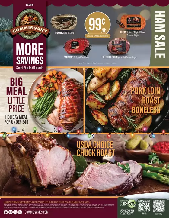 Commissary catalogue in Apex NC | Special offers for you | 2025-12-15T00:00:00.000Z - 2025-12-28T00:00:00.000Z