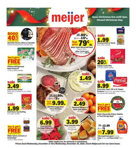 Meijer catalogue in Chicago IL | Great offer for all customers | 2025-12-17T00:00:00.000Z - 2025-12-24T00:00:00.000Z