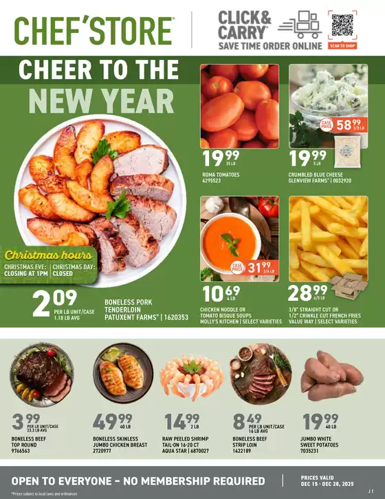 Chef'Store catalogue in Chicago IL | Exclusive bargains | 2025-12-15T00:00:00.000Z - 2025-12-28T00:00:00.000Z