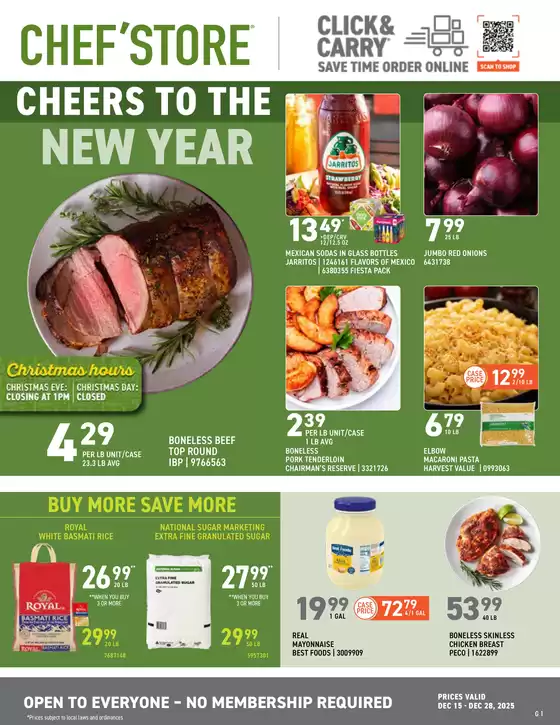 Chef'Store catalogue in Chicago IL | Top offers for all bargain hunters | 2025-12-15T00:00:00.000Z - 2025-12-28T00:00:00.000Z