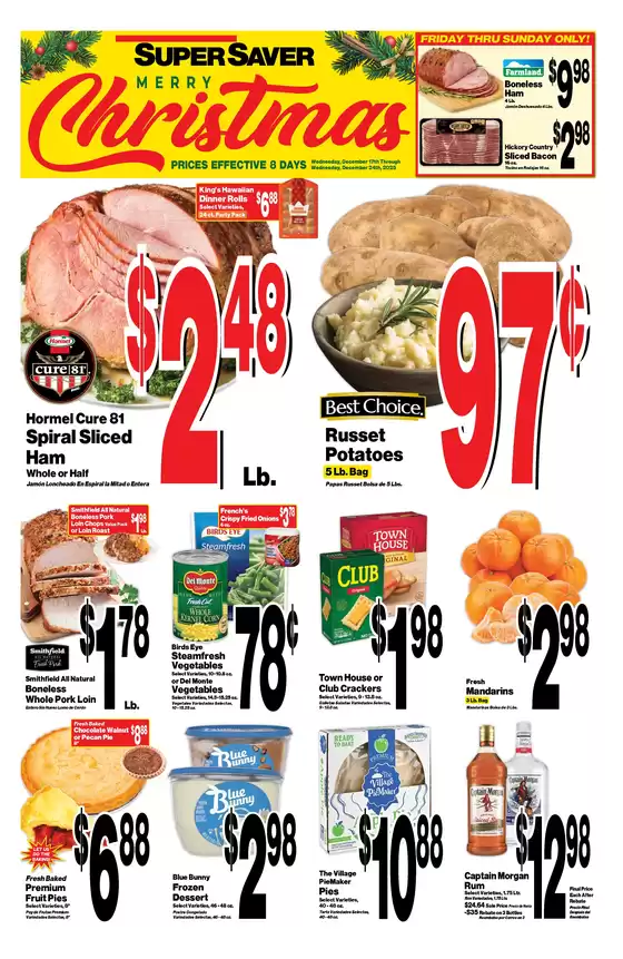 Super Saver catalogue in Conway AR | Our best bargains | 2025-12-17T00:00:00.000Z - 2025-12-24T00:00:00.000Z
