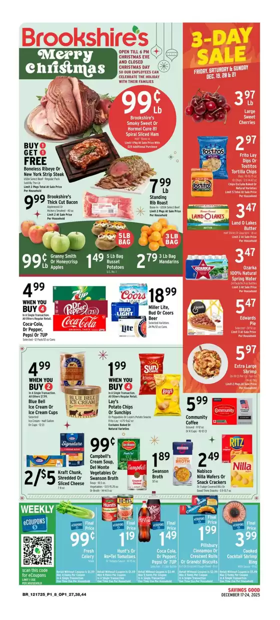 Brookshire's catalogue in Conway AR | Discounts and promotions | 2025-12-17T00:00:00.000Z - 2025-12-24T00:00:00.000Z