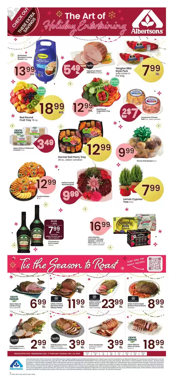 Albertsons catalogue in Granby CT | Exclusive deals and bargains | 2025-12-17T00:00:00.000Z - 2025-12-24T00:00:00.000Z