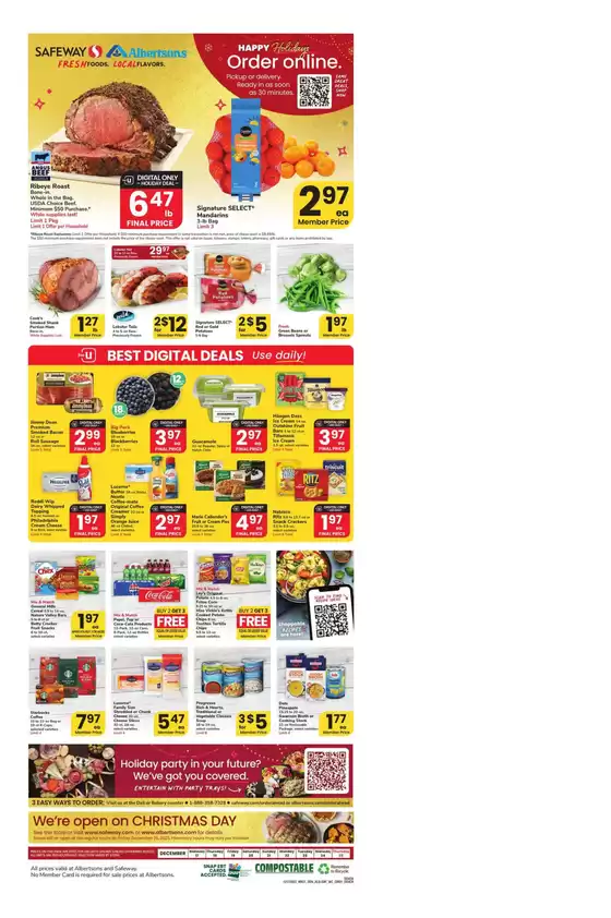 Albertsons catalogue in Granby CT | Exclusive bargains | 2025-12-17T00:00:00.000Z - 2025-12-25T00:00:00.000Z