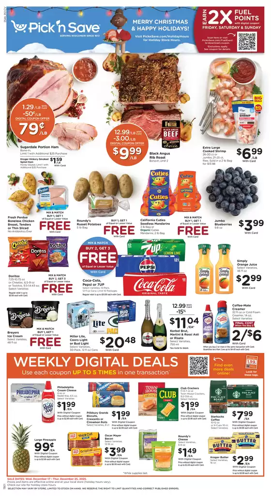 Pick'n Save catalogue in Granby CT | Special offers for you | 2025-12-17T00:00:00.000Z - 2025-12-25T00:00:00.000Z