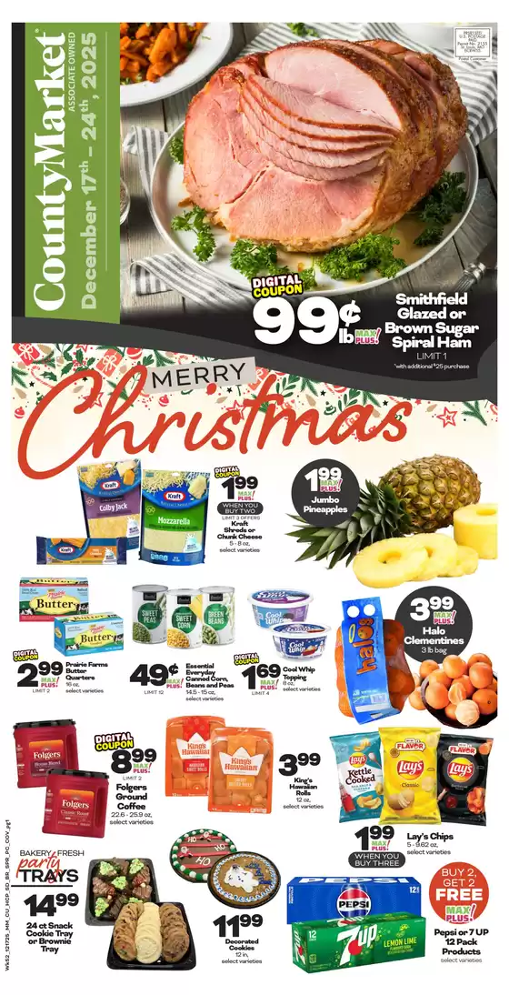 County Market catalogue in Pacoima CA | Discounts and promotions | 2025-12-17T00:00:00.000Z - 2025-12-24T00:00:00.000Z