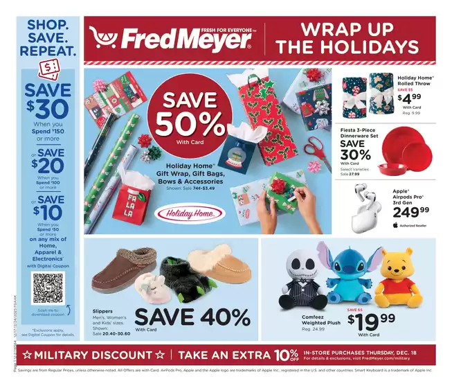 Fred Meyer catalogue in Des Moines IA | Our best bargains | 2025-12-17T00:00:00.000Z - 2025-12-24T00:00:00.000Z