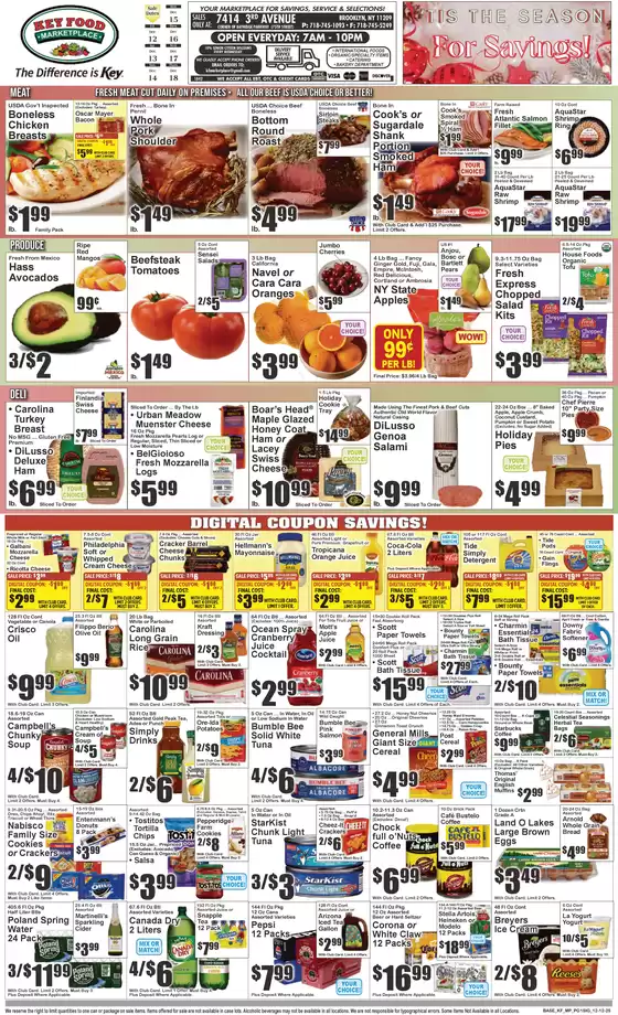 Key Food catalogue in Mount Pleasant SC | Offers for bargain hunters | 2025-12-16T00:00:00.000Z - 2025-12-30T00:00:00.000Z
